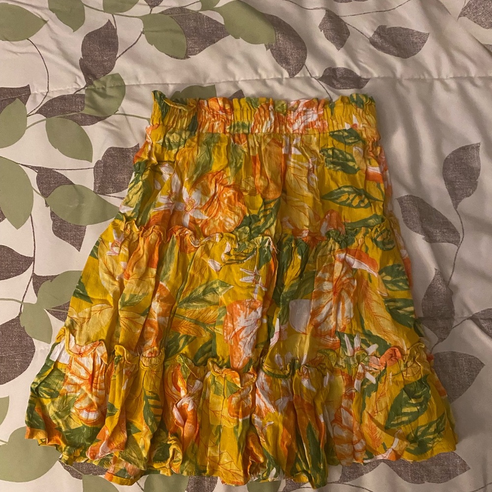 Colorful flowery skirt XS - Picture 1 of 2